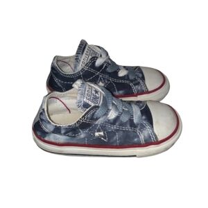Converse One Star Denim Blue Tie Dye Sneakers Toddler Size 6
